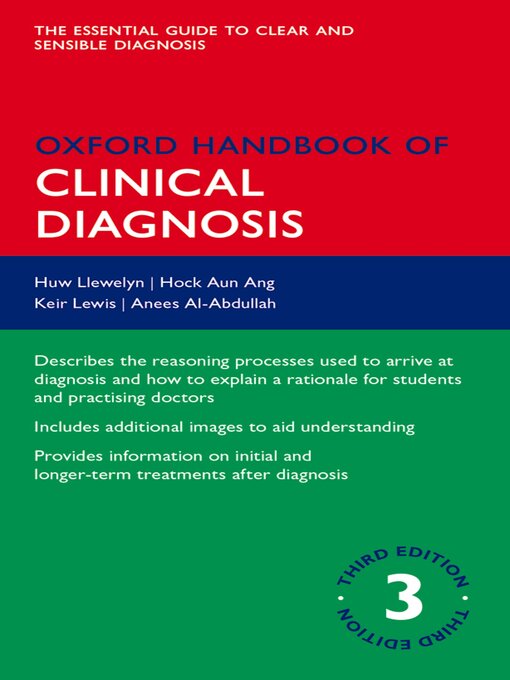 Title details for Oxford Handbook of Clinical Diagnosis by Huw Llewelyn - Wait list